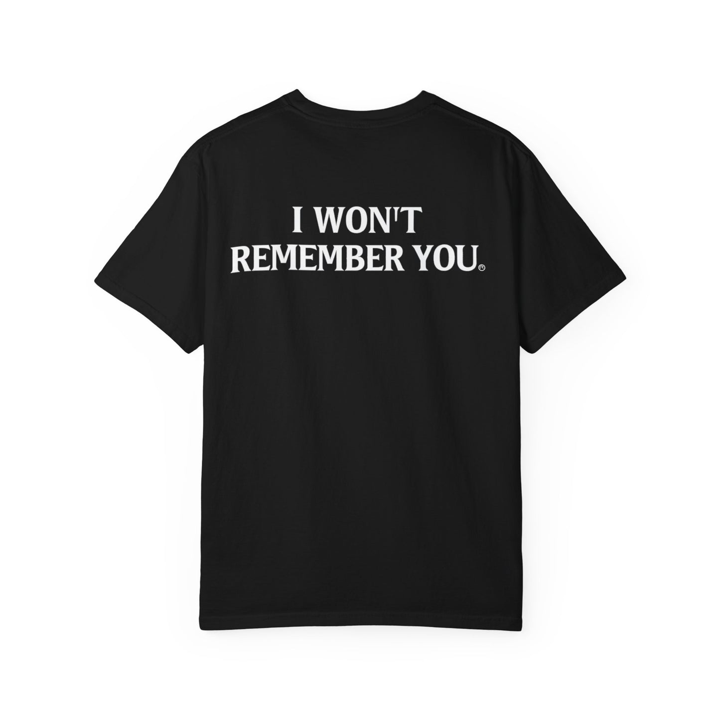 OWN THE NIGHT COLLECTION — "I Won't Remember You" Men's Heavyweight T-Shirt
