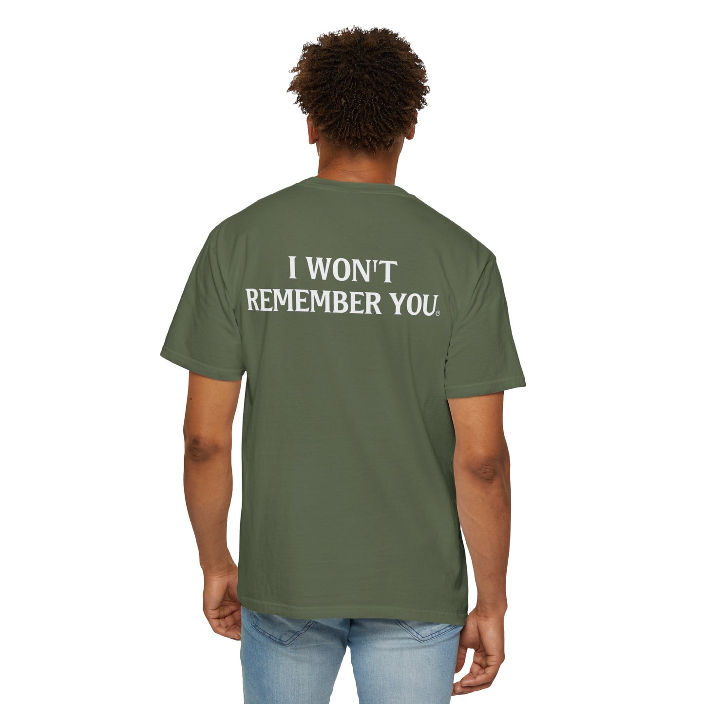 OWN THE NIGHT COLLECTION — "I Won't Remember You" Men's Heavyweight T-Shirt