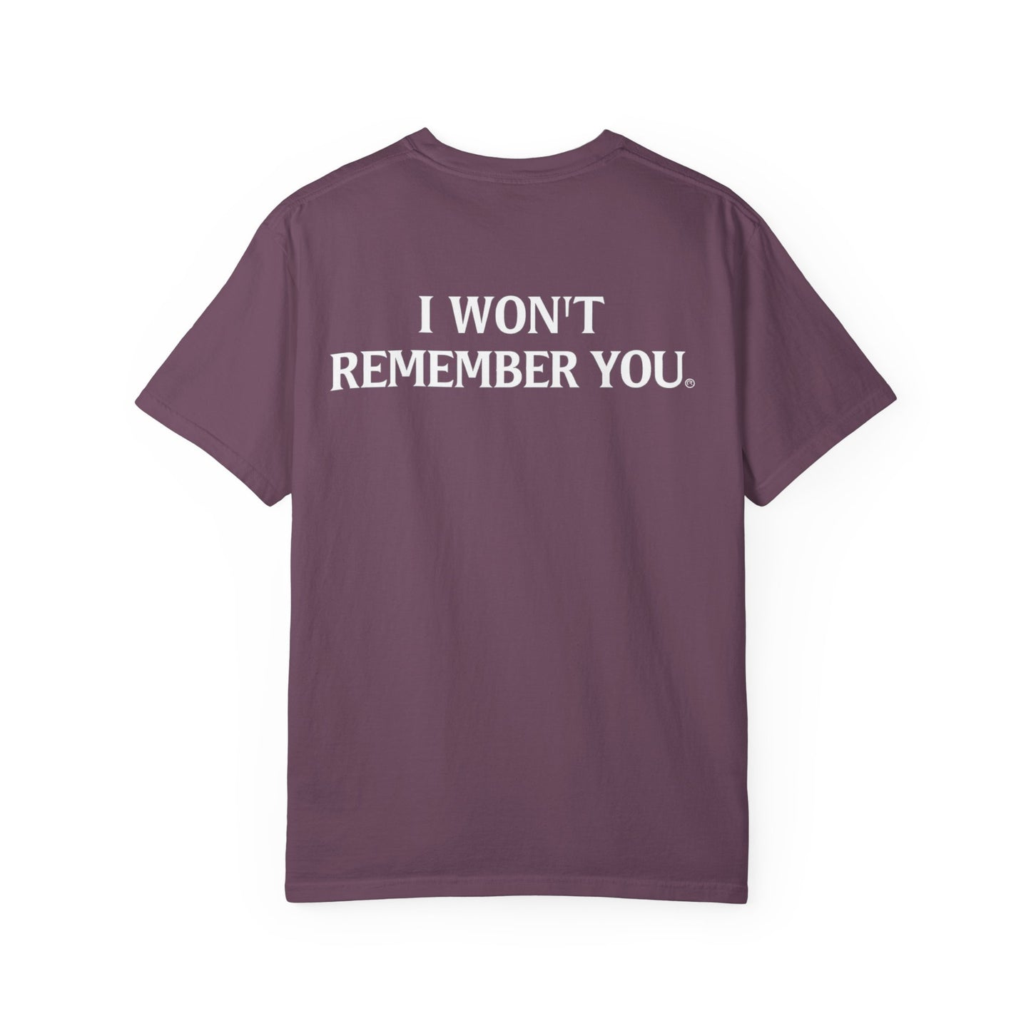 OWN THE NIGHT COLLECTION — "I Won't Remember You" Men's Heavyweight T-Shirt