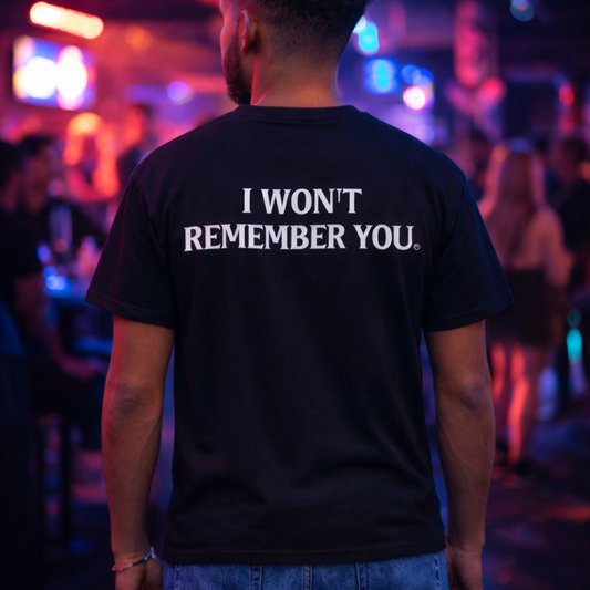 OWN THE NIGHT COLLECTION — "I Won't Remember You" Men's Heavyweight T-Shirt