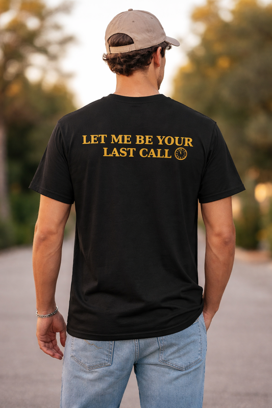 OWN THE NIGHT COLLECTION — "Let Me Be Your Last Call" Men's Heavyweight T-Shirt