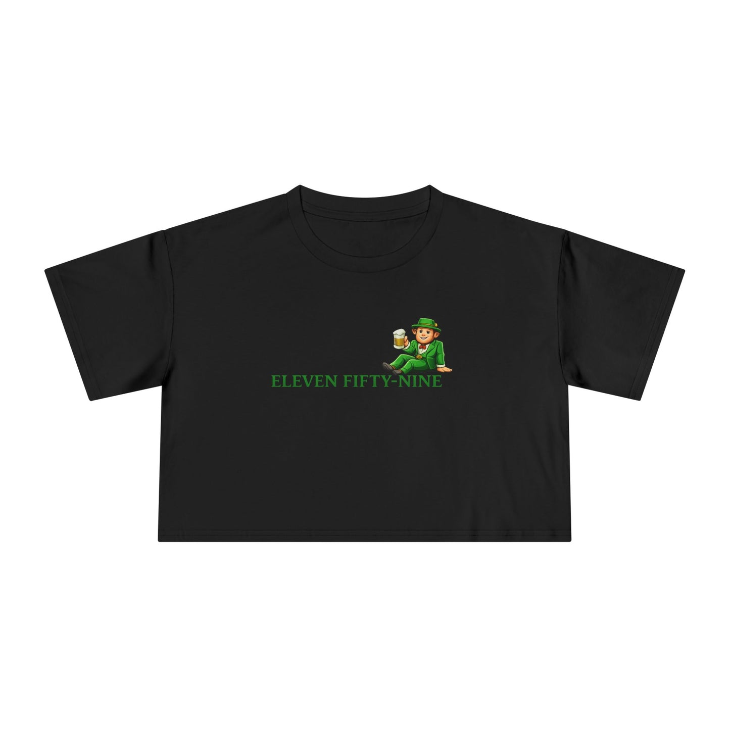 Irish Today Regrets Tomorrow Women's Crop Tee