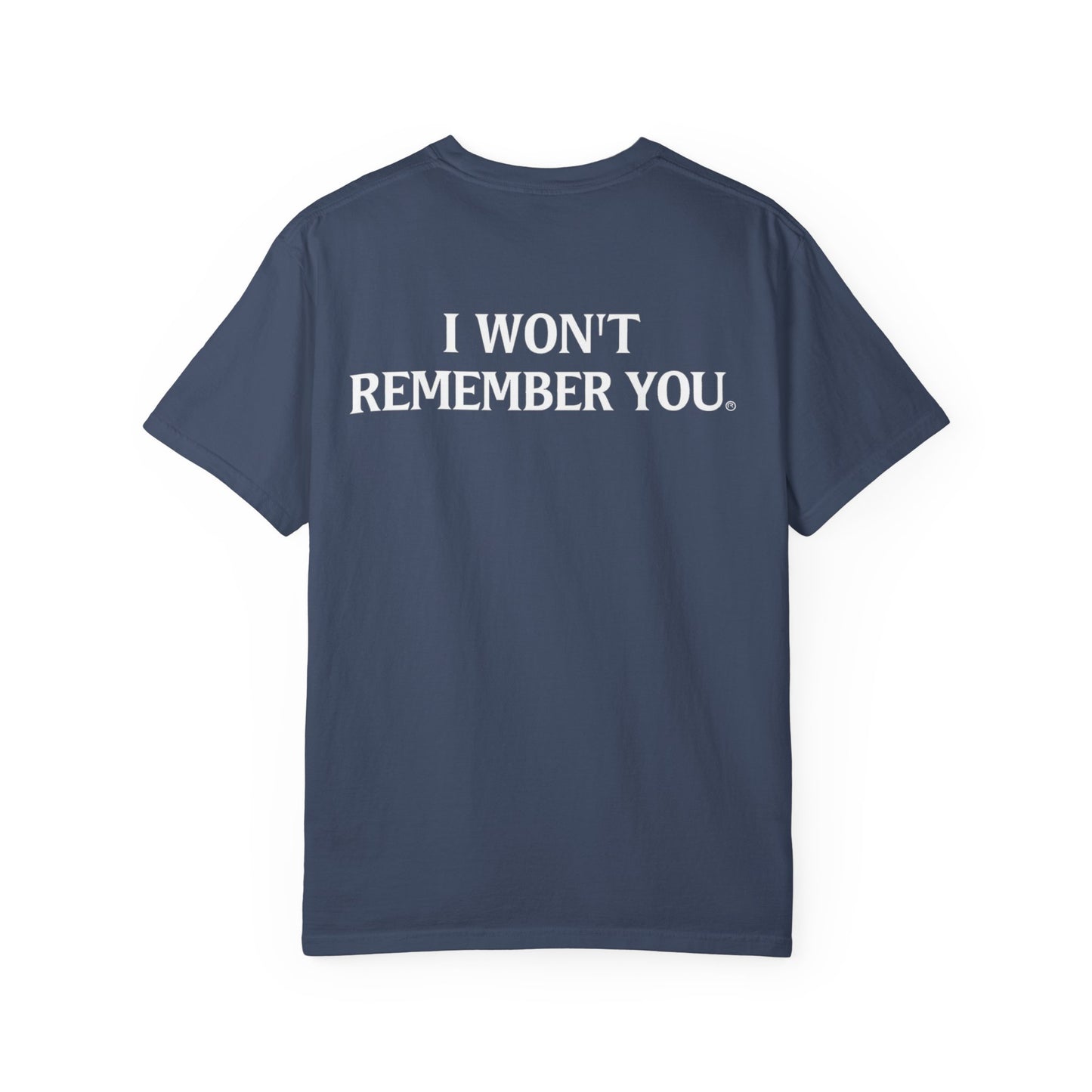 OWN THE NIGHT COLLECTION — "I Won't Remember You" Men's Heavyweight T-Shirt