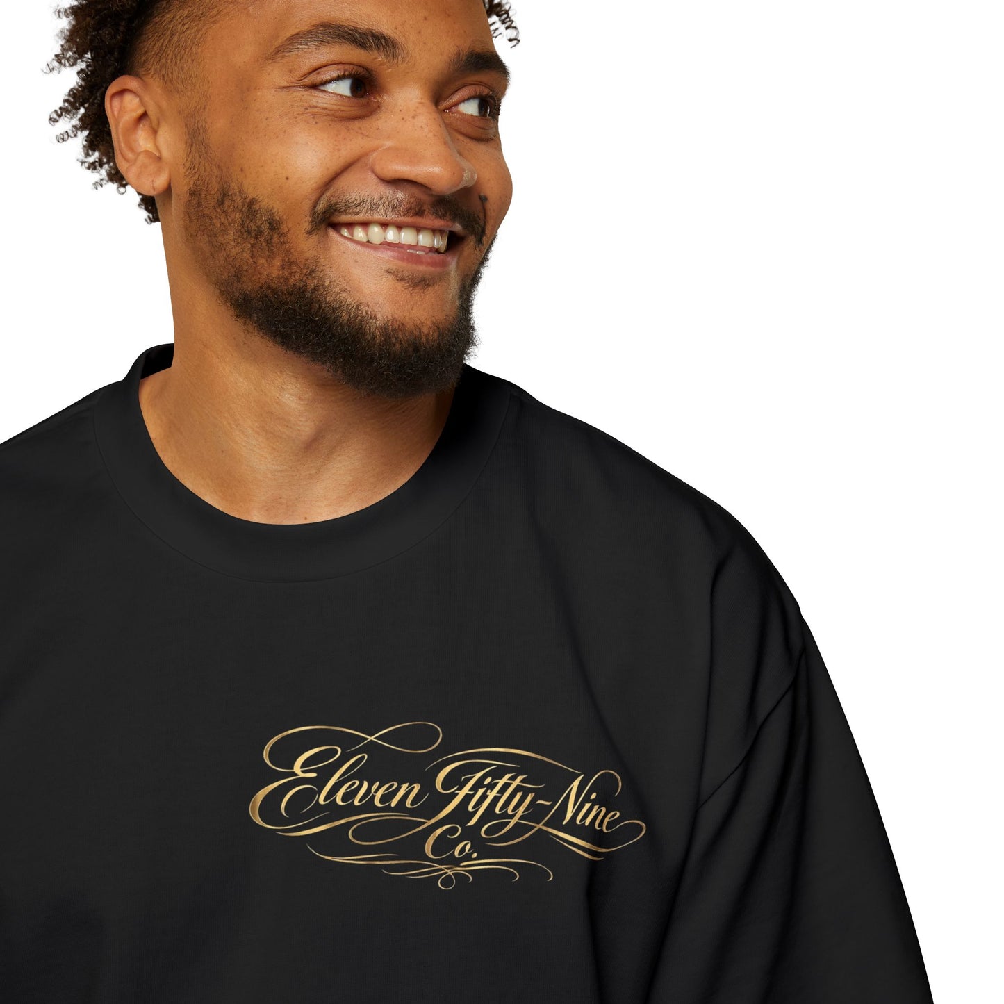 OWN THE NIGHT COLLECTION — "Right Before Everything Changes" Men's Oversized Heavyweight T-Shirt