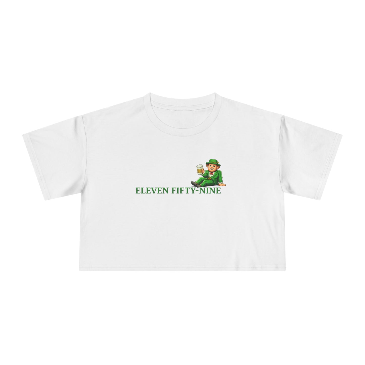 Irish Today Regrets Tomorrow Women's Crop Tee